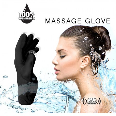 Fukuoku Vibrating Five Finger Massage Glove  Right Hand
